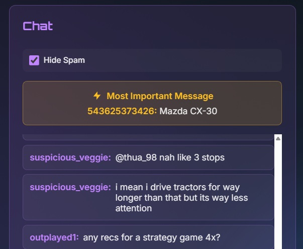 Chat HUD